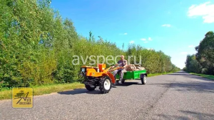 Прицеп Kerland ПМ-2000 к мотоблоку и минитрактору